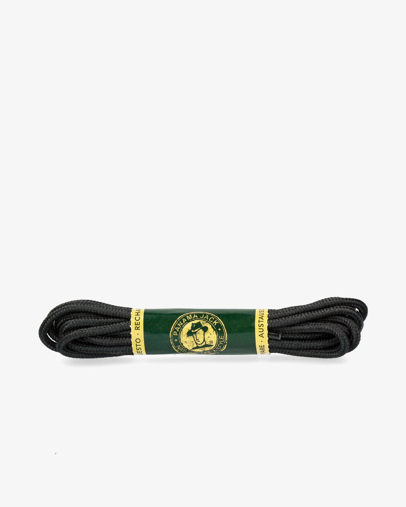 Vitola 1,35 cordones negro poliéster para botines y botas de 6 ojales negro